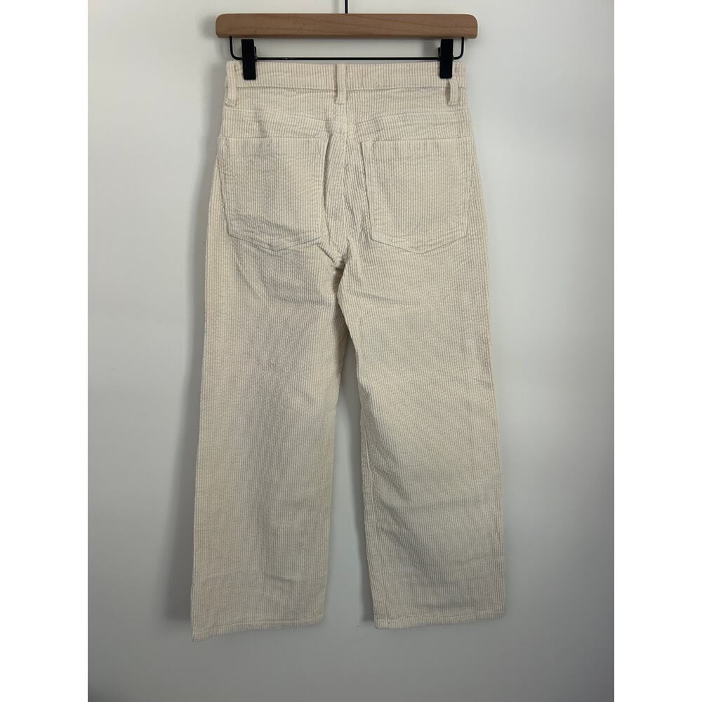 Altar'd State Cream Wide Leg Corduroy Cropped Pants size 25 - Picture 4 of 4